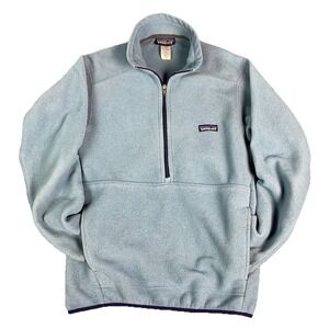 Vintage Patagonia Mens Synchilla 1/4 zip Fleece Pullover Sweater Marsupial XS